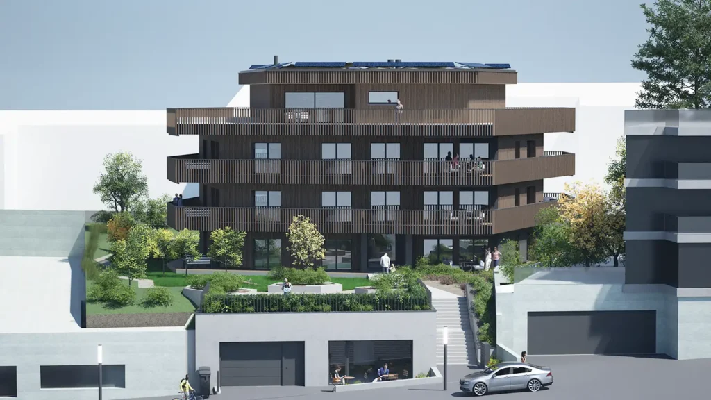 Holzbau als Leuchtturmprojekt